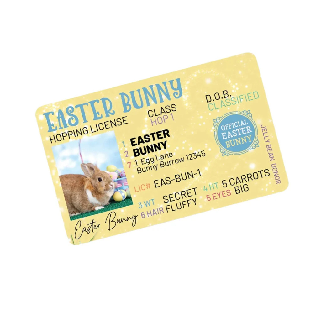 Easter Bunny Lost Hopping License | Sprinkle BASH