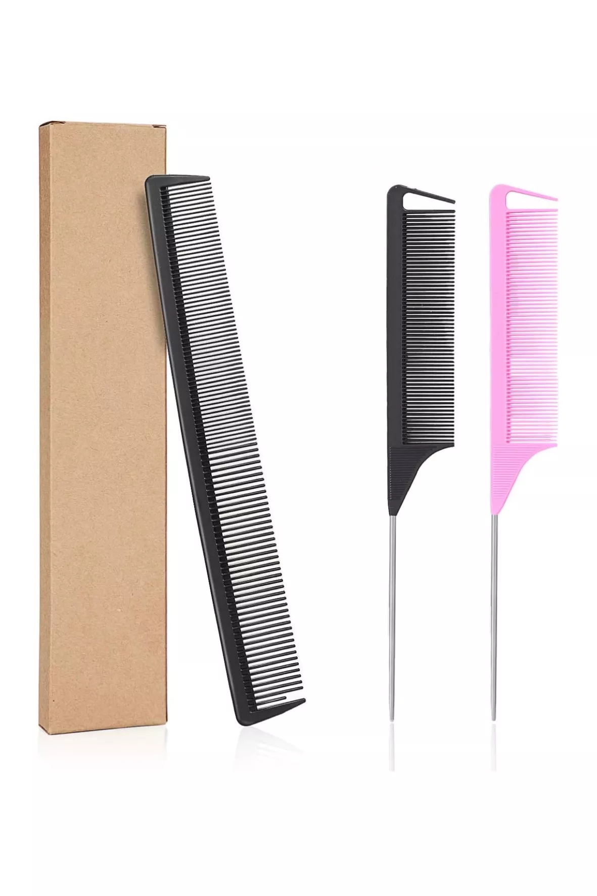 3 Pieces Rat Tail Comb Carbon … curated on LTK