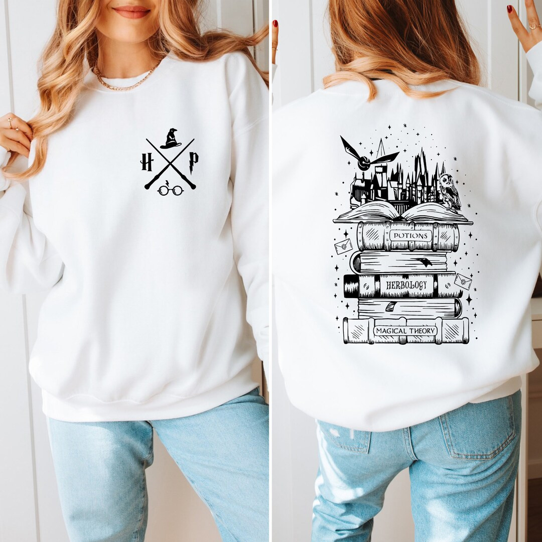 Wizard Castle Book Hoodie & Sweatshirt, Hp Sweatshirt, Pottery Book Hoodie, Bookish Reader, Unive... | Etsy (US)