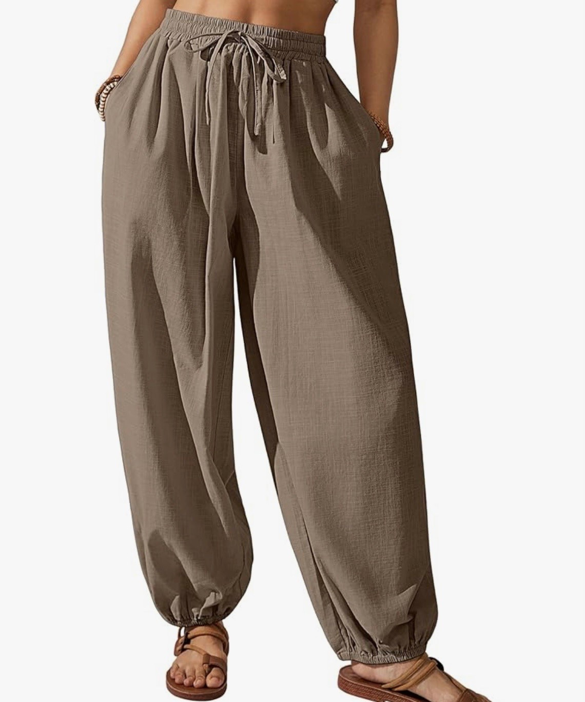 Amazon Womens Cotton  Elastic Waist Baggy Pant Drawstring with Pockets.

More color options

Amazon Fashion

#LTKOver40 #LTKSaleAlert #LTKTravel