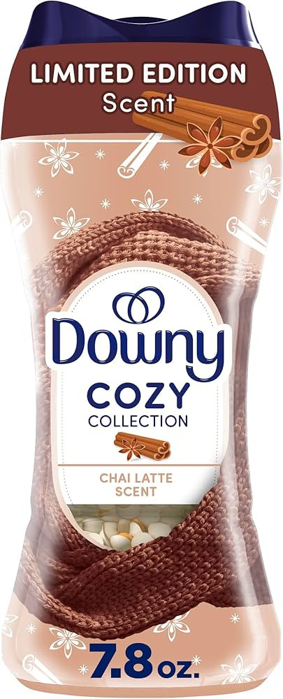 Downy Cozy Collection In-Wash Laundry Scent Booster Beads, Chai Latte Scent, 7.8 oz, Limited Edit... | Amazon (US)