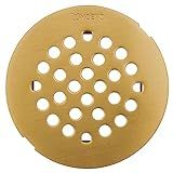 Moen 101663BG 4-1/4-Inch Snap-In Shower Drain Cover, Brushed Gold | Amazon (US)