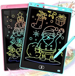 KTEBO 2 Pack LCD Writing Tablet for Kids 10 inch, Stocking Stuffers for Kids, Preschool Toys for ... | Amazon (US)