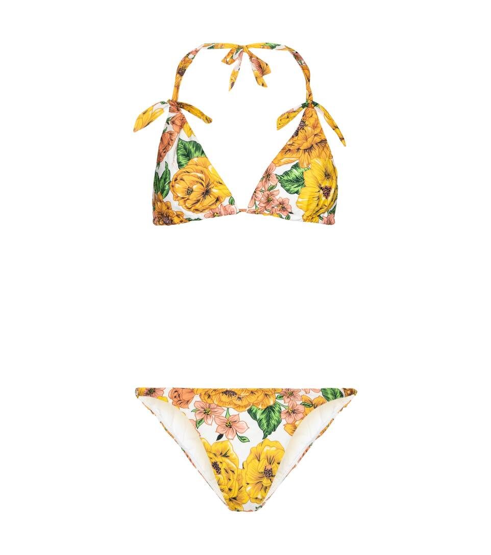Poppy floral triangle bikini | Mytheresa (US/CA)