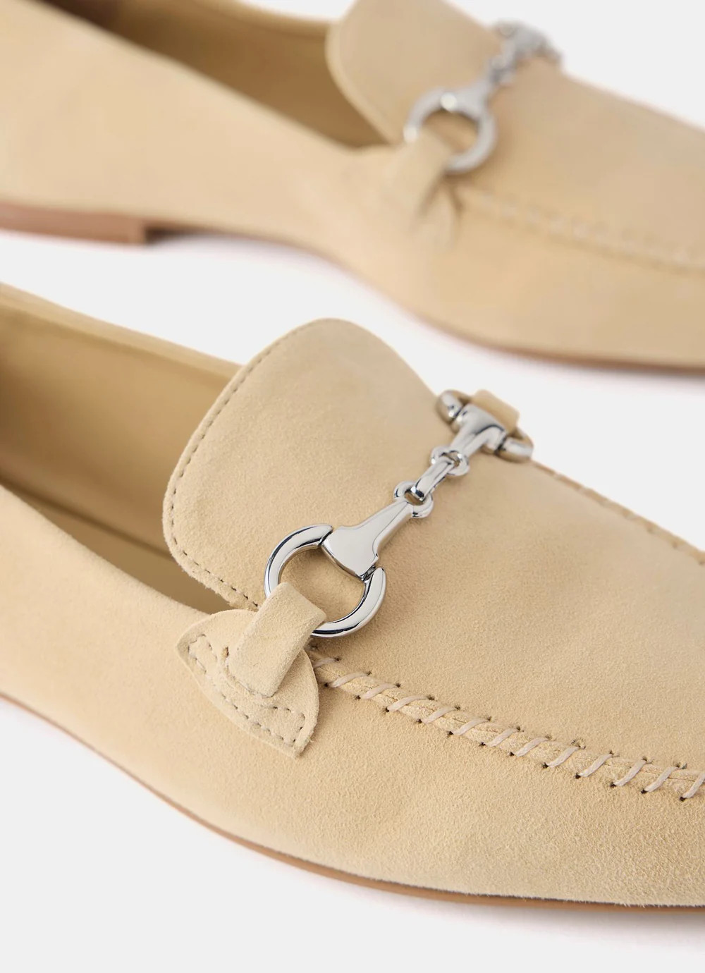 Claire Yellow Suede Loafers | Mint Velvet - US