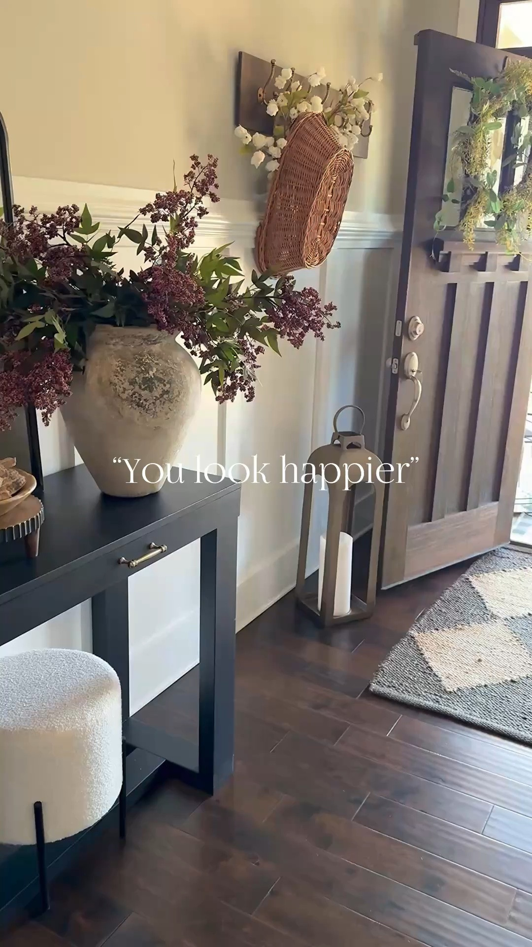 Spring has officially started and I’m as happy as a clam!! My spring home lately…

Diamond rug, dusty plum stems, vintage basket, console table, ottomans, cabbage roses, greenery, vintage wood vase, upholstered side chair, floor lamp with woven shade, floral pillow, floral throw blanket, woven vase, island pendants, cherry blossoms, vintage brass strainer, gold lantern, tall flameless candle, office furniture, bookcase, desk, task chair, horse print, faux pink morning glory, faux white eucalyptus, faux boxwoods



#LTKSeasonal #LTKHome #LTKstorytime