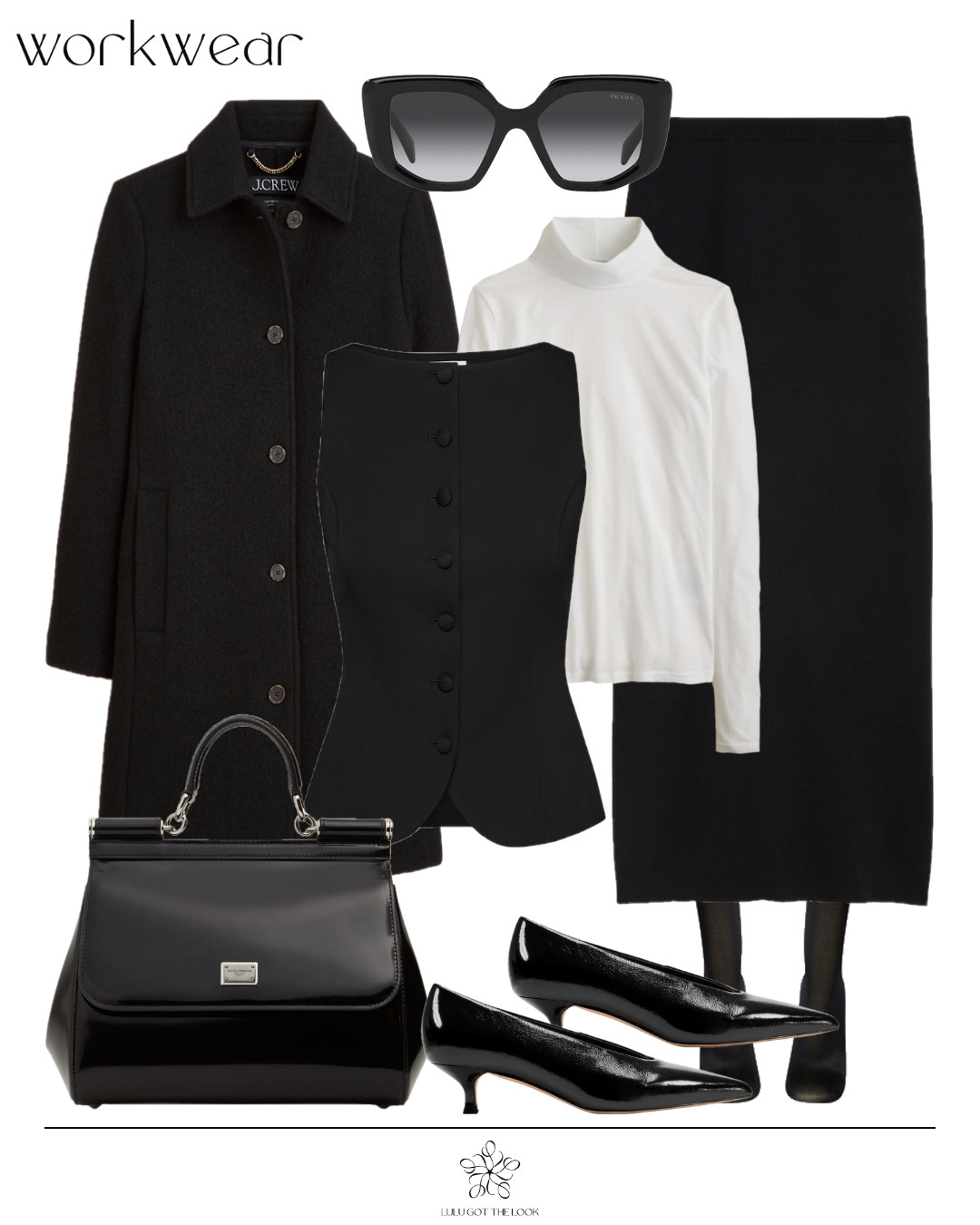 Workwear: J.Crew skirt - 4 looks - look 3 

 #LTKootd #LTKU #LTKWorkwear