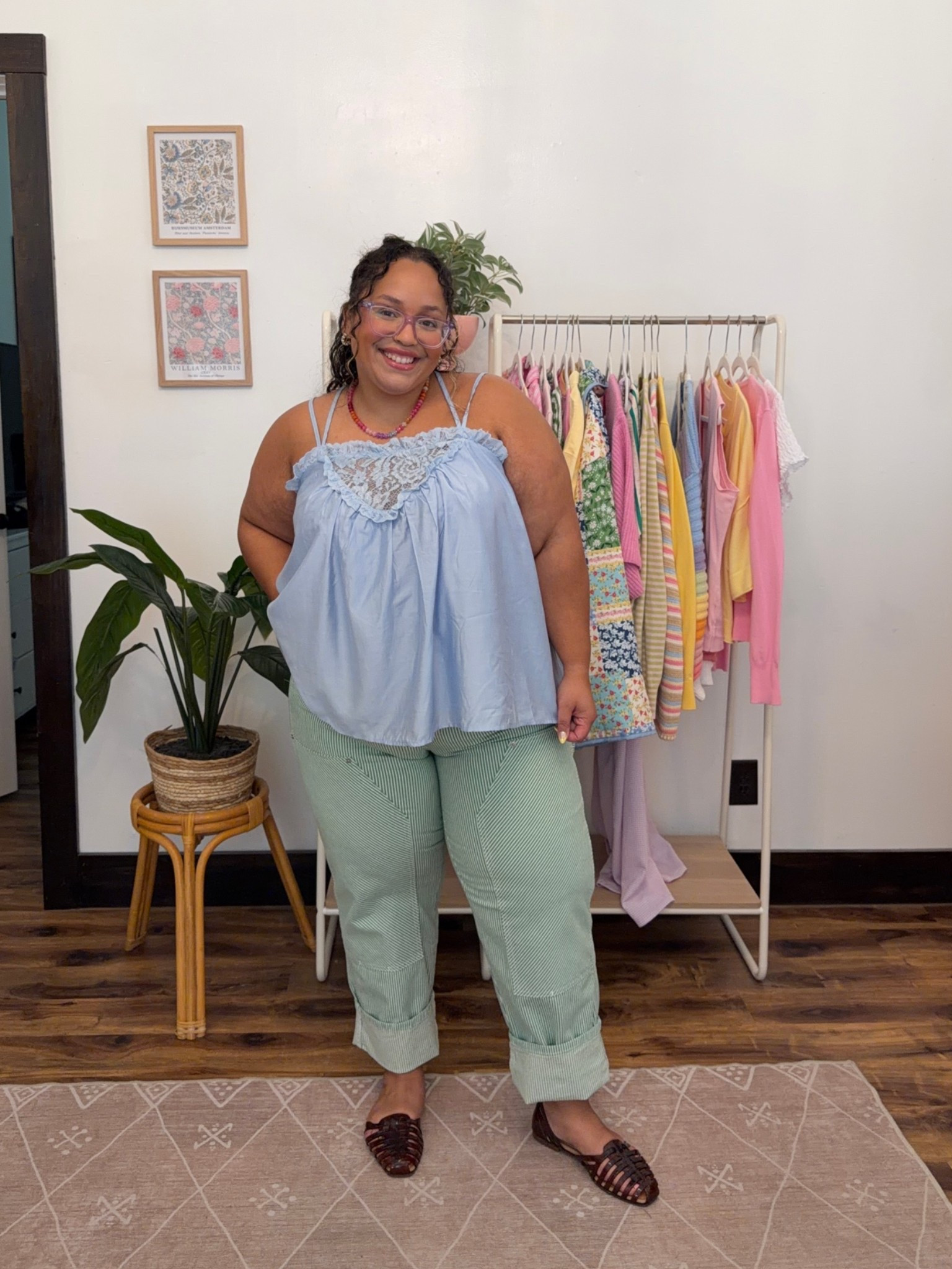 Cutie summer look these pants are so good but do run a little small wearing the 16 and this tank is truly perfection wearing the XL @walmart #walmartpartner #walmartstyle

#LTKPlusSize #LTKPetite #LTKSaleAlert
