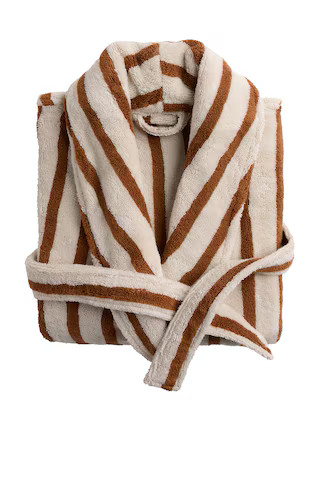Parachute Terry Stripe Robe in Bone & Tobacco from Revolve.com | Revolve Clothing (Global)