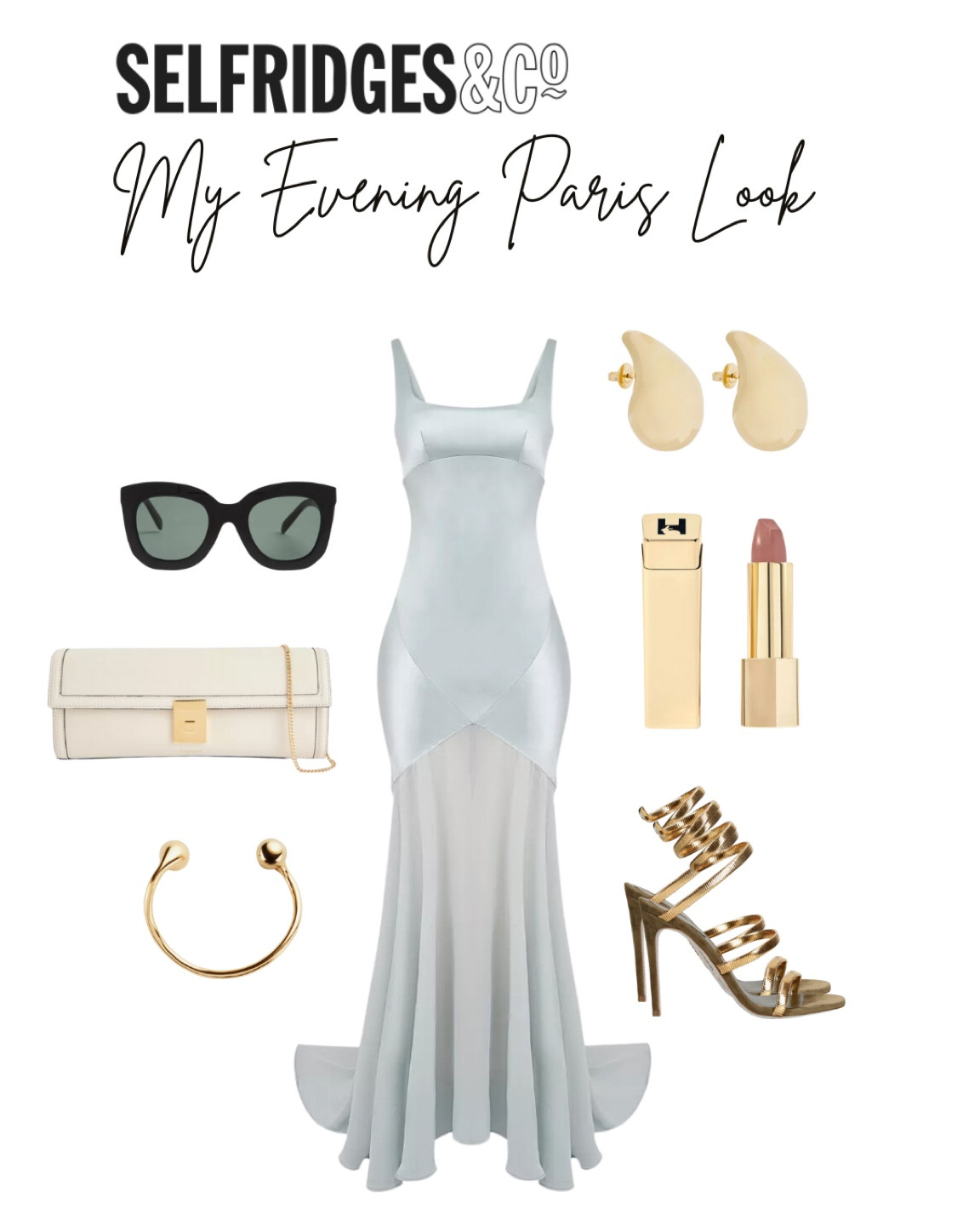 My evening Parisian look from Selfridges AD #AD @theofficialselfridges Selfridges Ambassador 