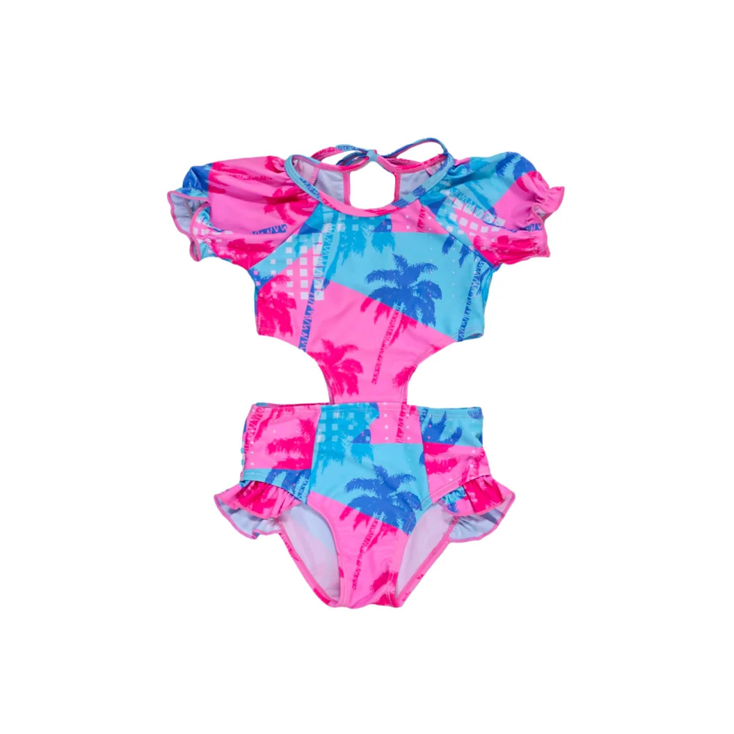 Waikiki Waves One Piece Swimsuit | Blueberry Bay Swimwear