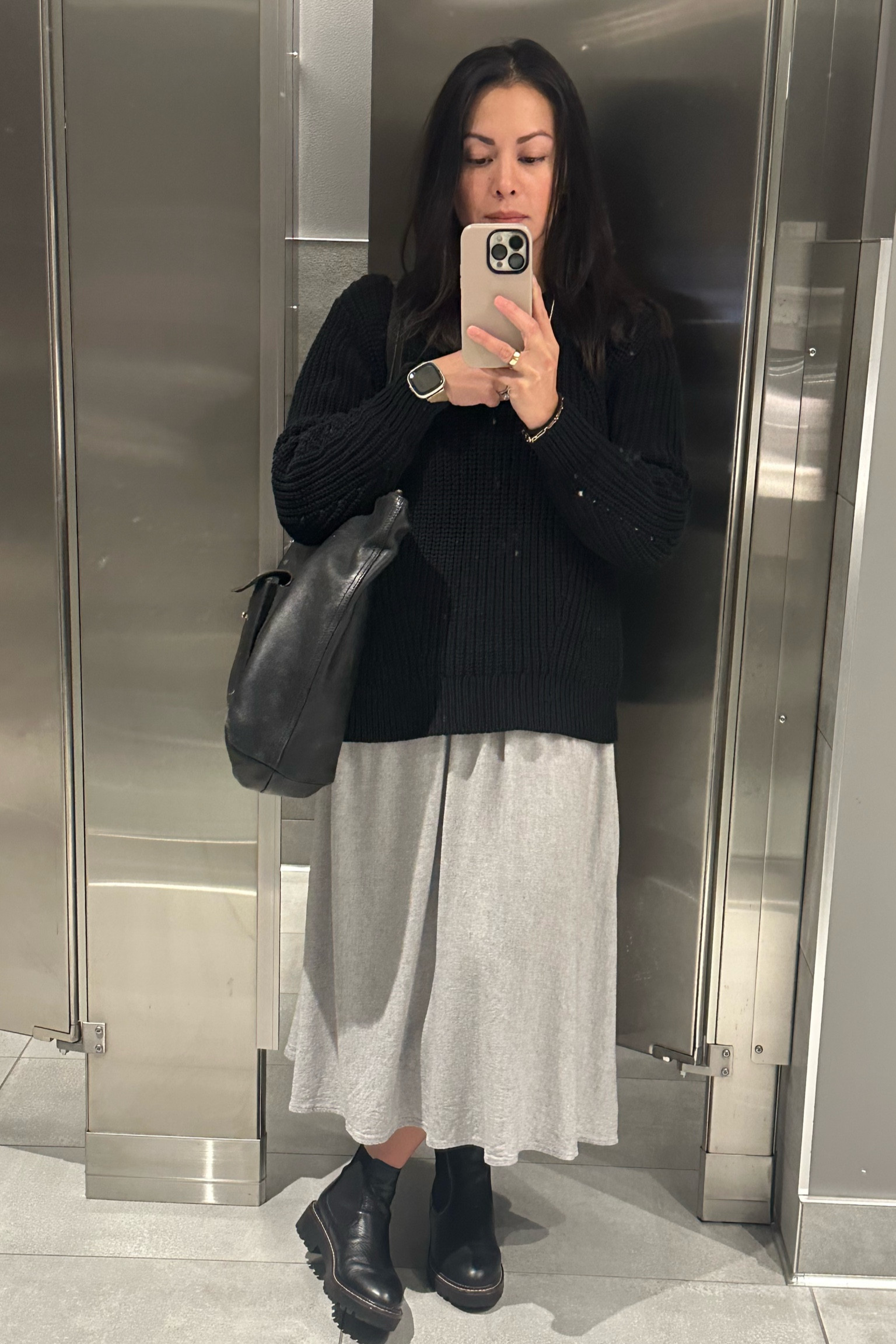 Fall outfit of the day commuting in to San Francisco 🖤

#LTKStyleTip #LTKSeasonal #LTKOver40