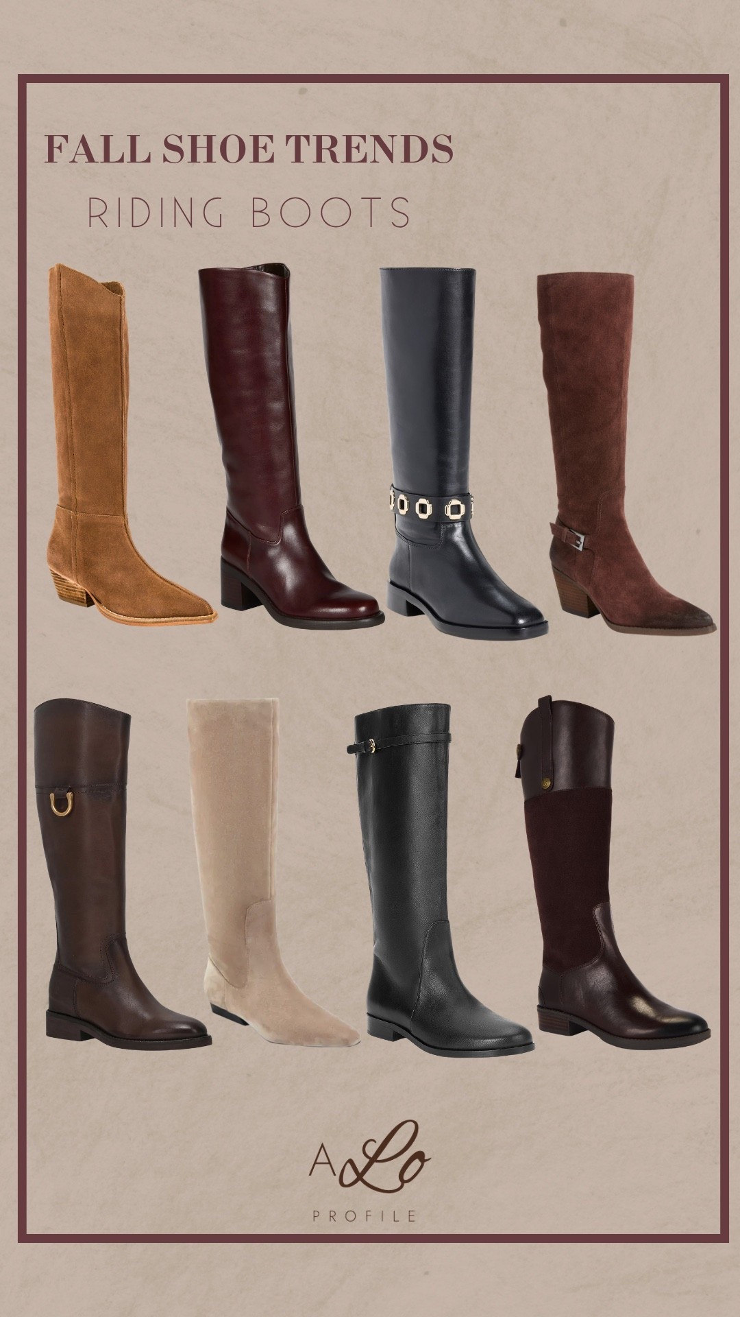 Fall Shoe Trends: Riding Boots // fall shoes, fall shoe trends, trending shoes for fall, fall style, fall outfits, fall wardrobe, fall fashion, fall trend forecast, fall shoes, fall boots