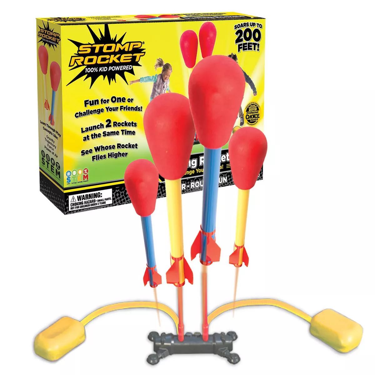 Stomp Rocket Dueling High-Flying Toy Rocket Double Launch Set | Target