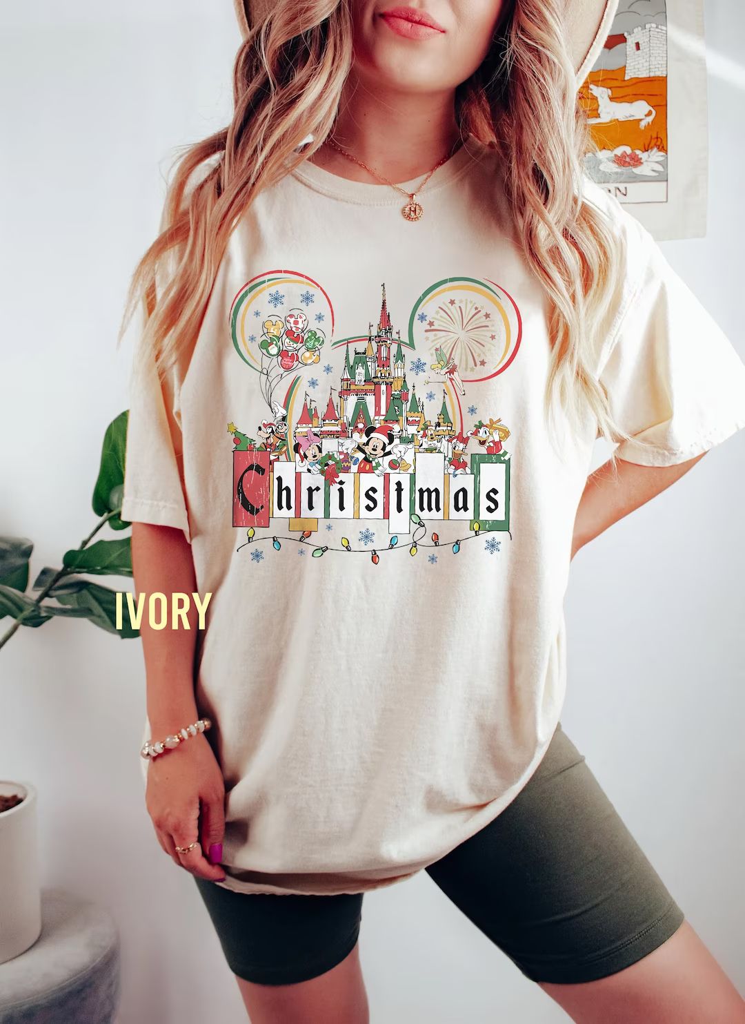 Retro Disneyland Christmas Comfort Colors® Shirt , Mickey's Tree Farm, Mickey And Friends Christ... | Etsy (US)