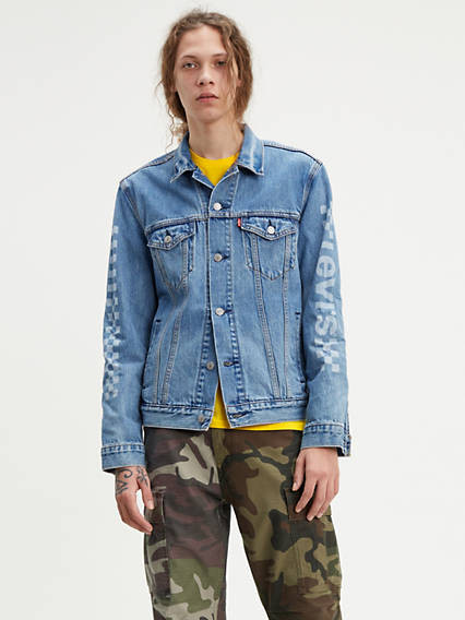 Levi's Printed Sleeve Trucker Jacket - Men's 2XL | LEVI'S (US)