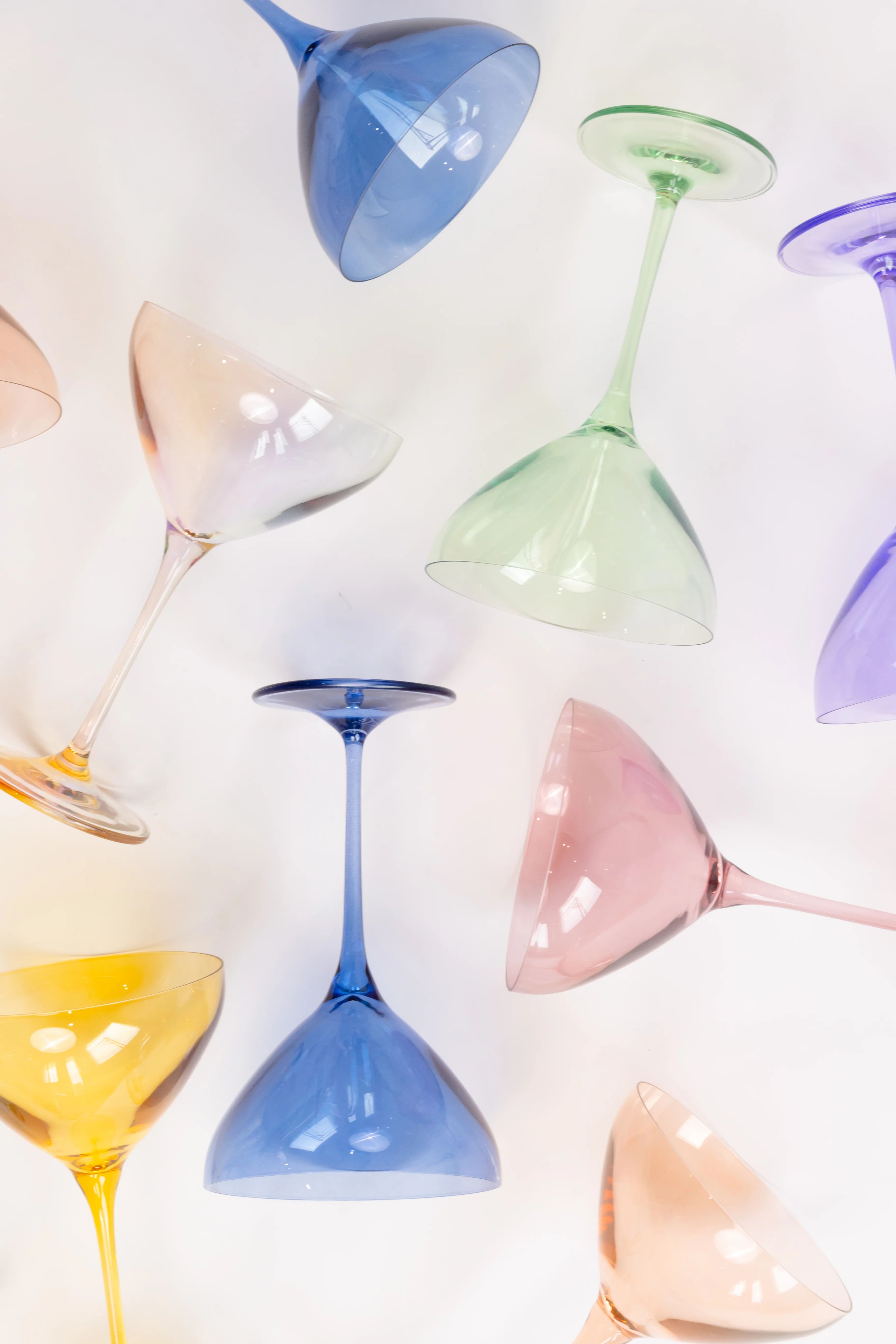 Estelle Colored Martini Glass - Set of 6 {Mystery Box} | Estelle Colored Glass