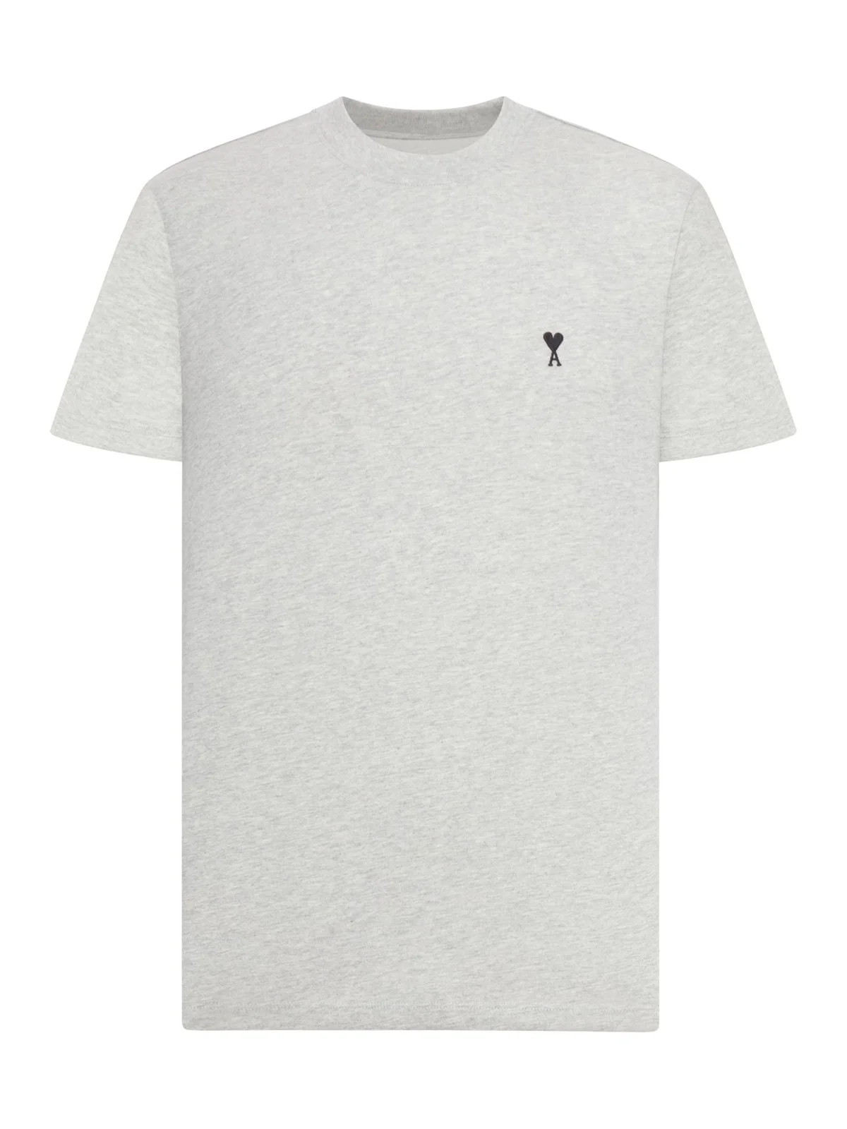 AMI Logo Embroidered Crewneck T-Shirt | Cettire Global