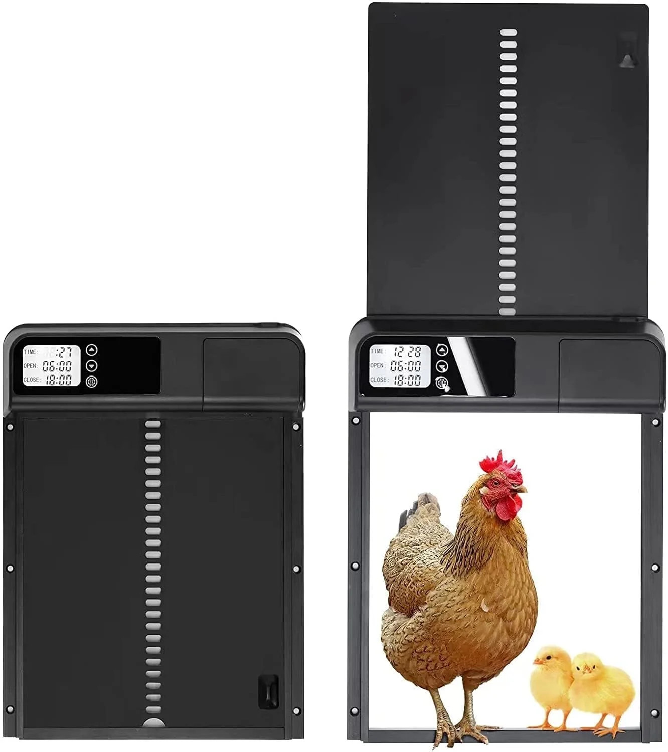 Pet Deluxe Automatic Chicken Coop Door, Aluminum Weatherproof Coops Door Opener with Timer, Preda... | Walmart (US)