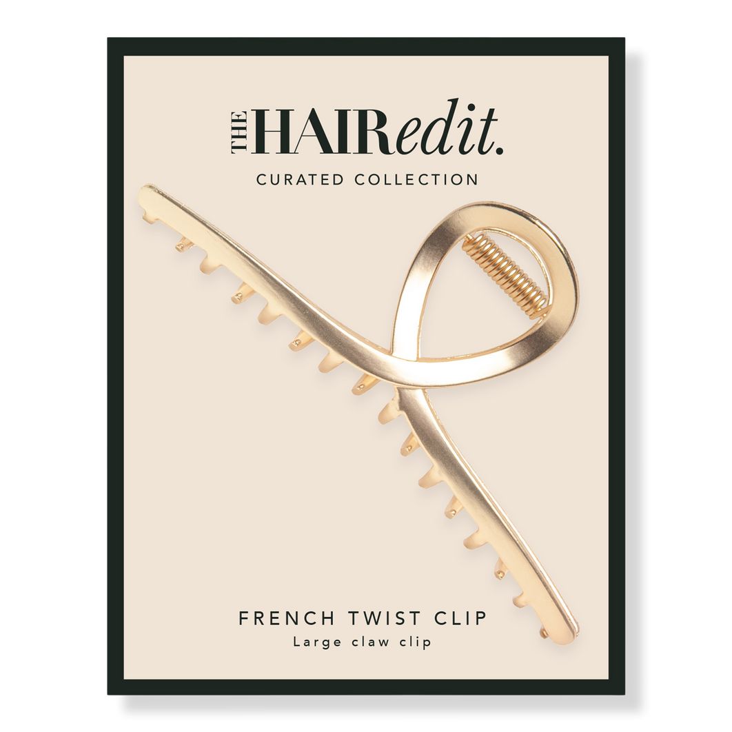 Gold French Twist Claw Clip | Ulta