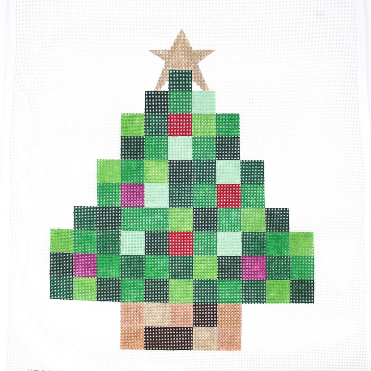 Christmas Tree Blocks | Greystone Needlepoint