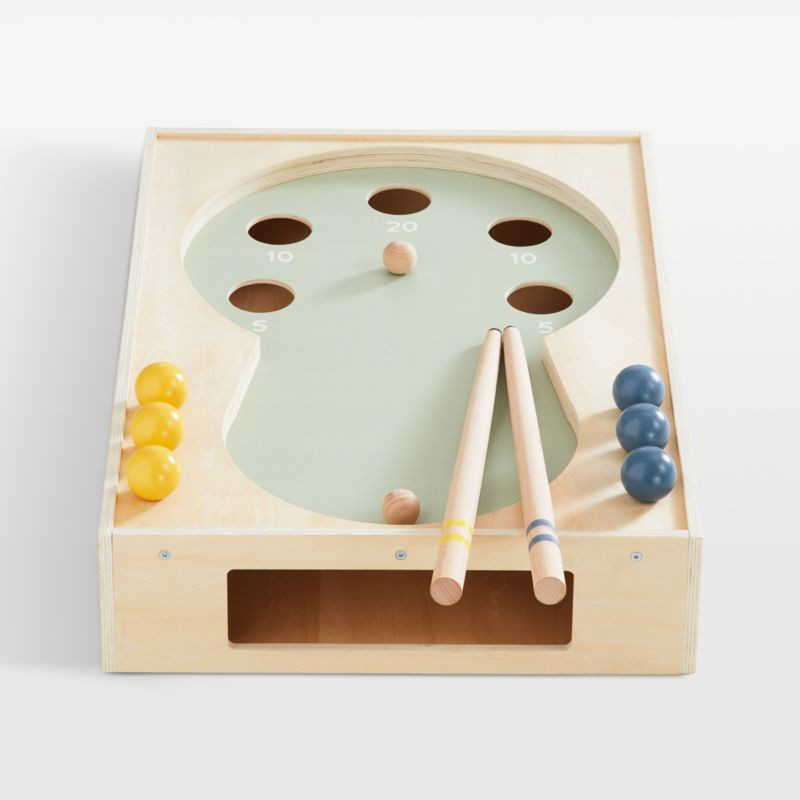 Wonder & Wise by Asweets Wooden Kids Toy Pool Table | Crate & Kids | Crate & Barrel