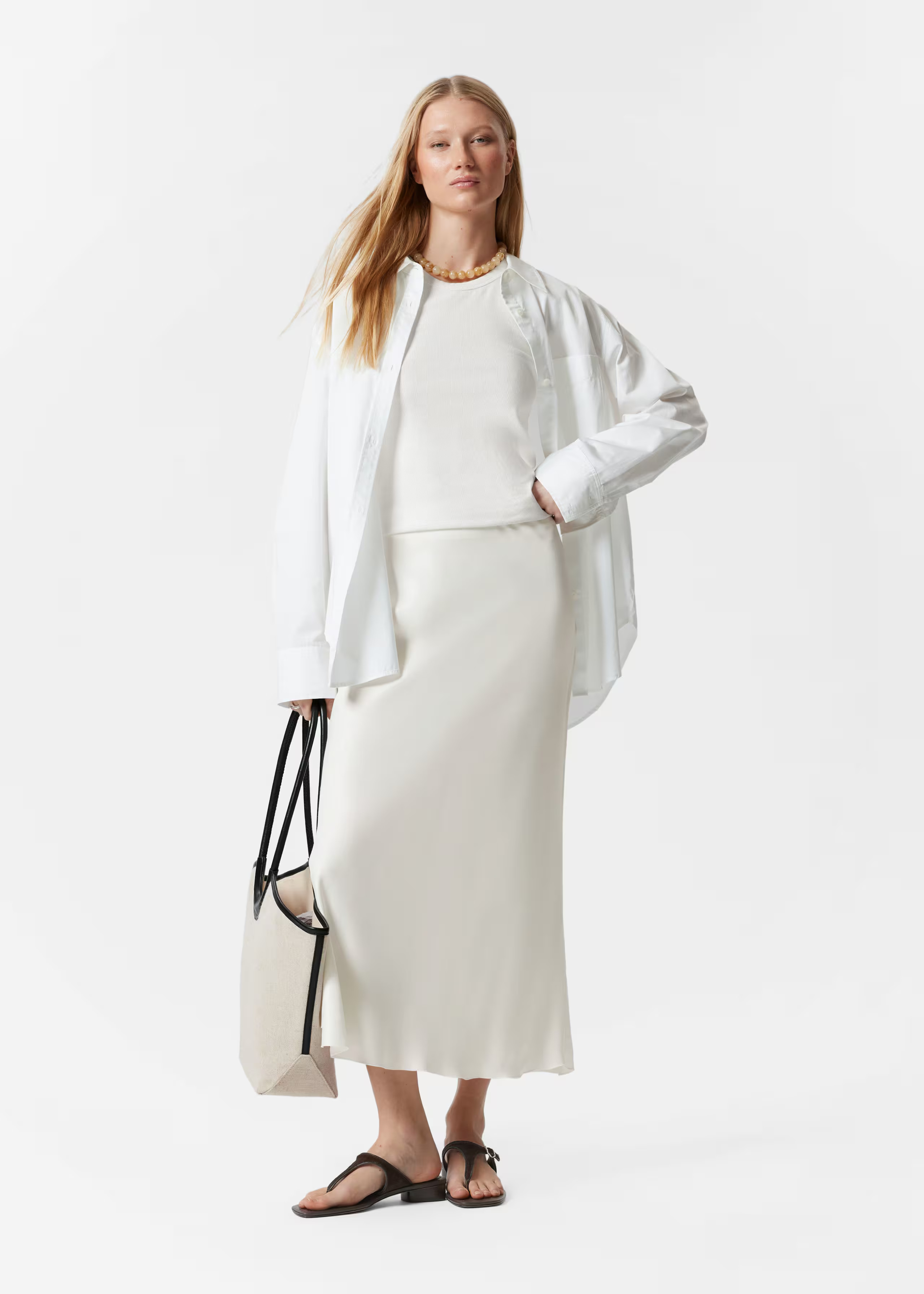 Satin Midi Skirt | & Other Stories UK