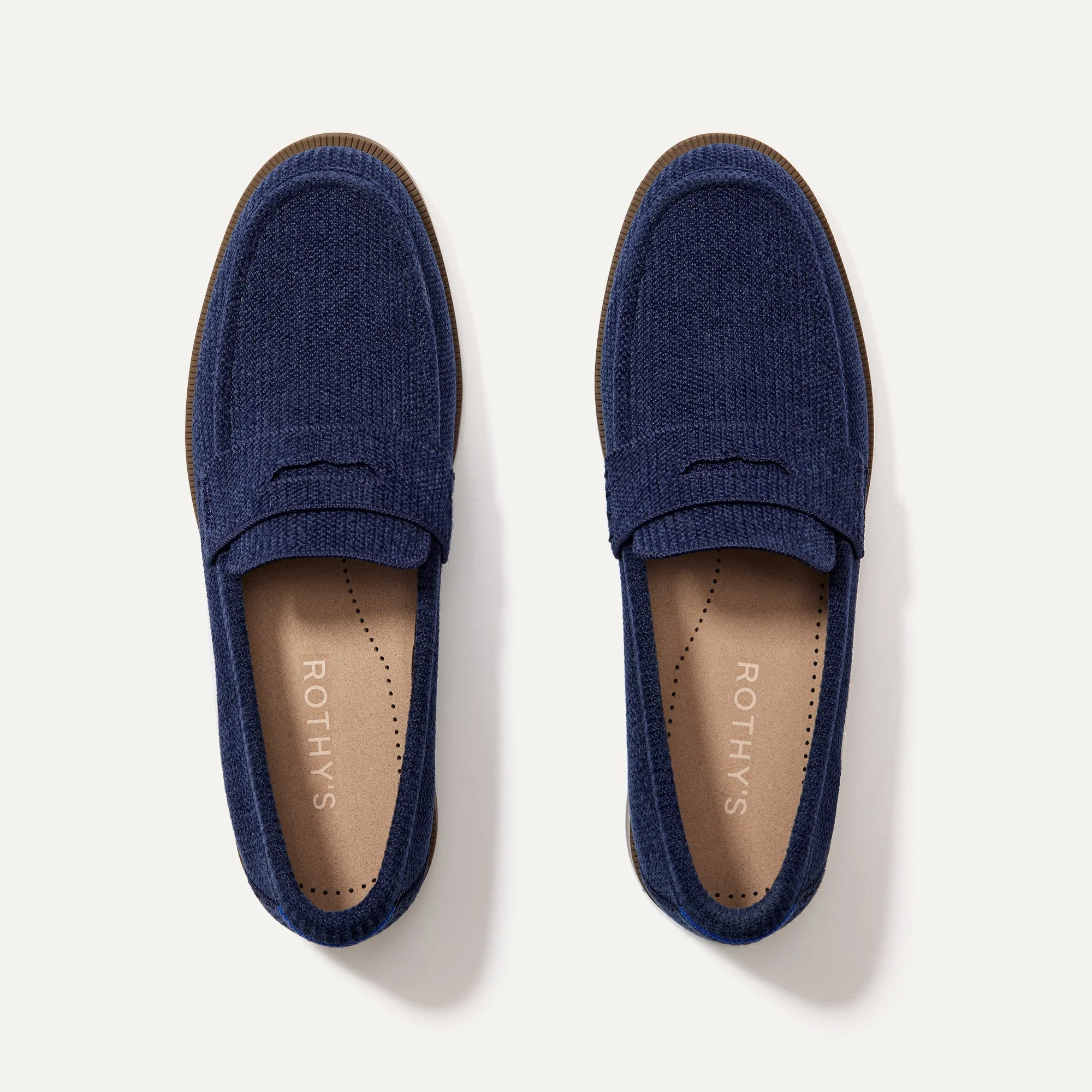 The ReVelvet™ Penny Loafer in ReVelvet™ Navy for Women | Rothy's | Rothy's