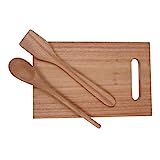 Cutting Board for Kitchen Neem Wood Thick Large Reversible Wooden Kitchen Chopping Board With Wooden | Amazon (US)