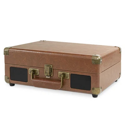 Bluetooth Suitcase Decorative Record Player with 3-Speed Turntable | Wayfair North America
