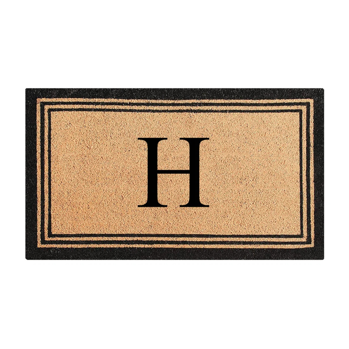 DeHond Pure Natural Coir Non-Slip Outdoor Door Mat | Birch Lane