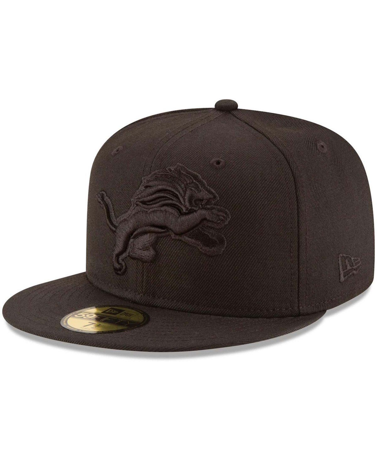 Men's Detroit Lions Black on Black 59FIFTY Fitted Hat - Black | Macy's AU | APAC