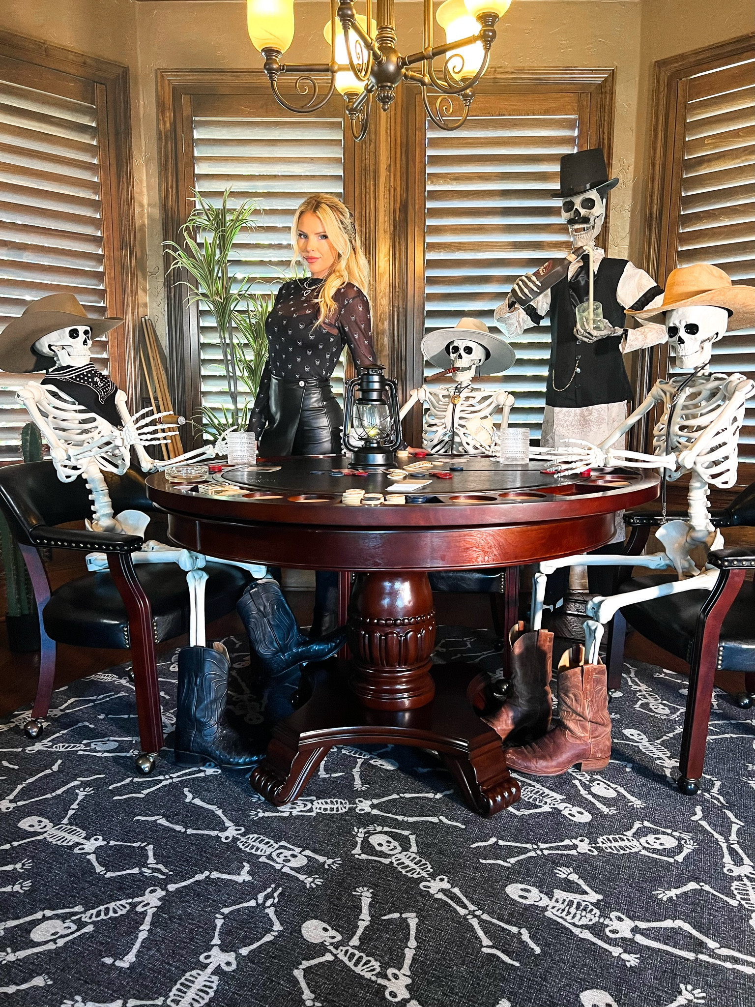 MACYBLACKWELL10 for 10% off! Skeleton rug. Halloween decor. Ruggable 