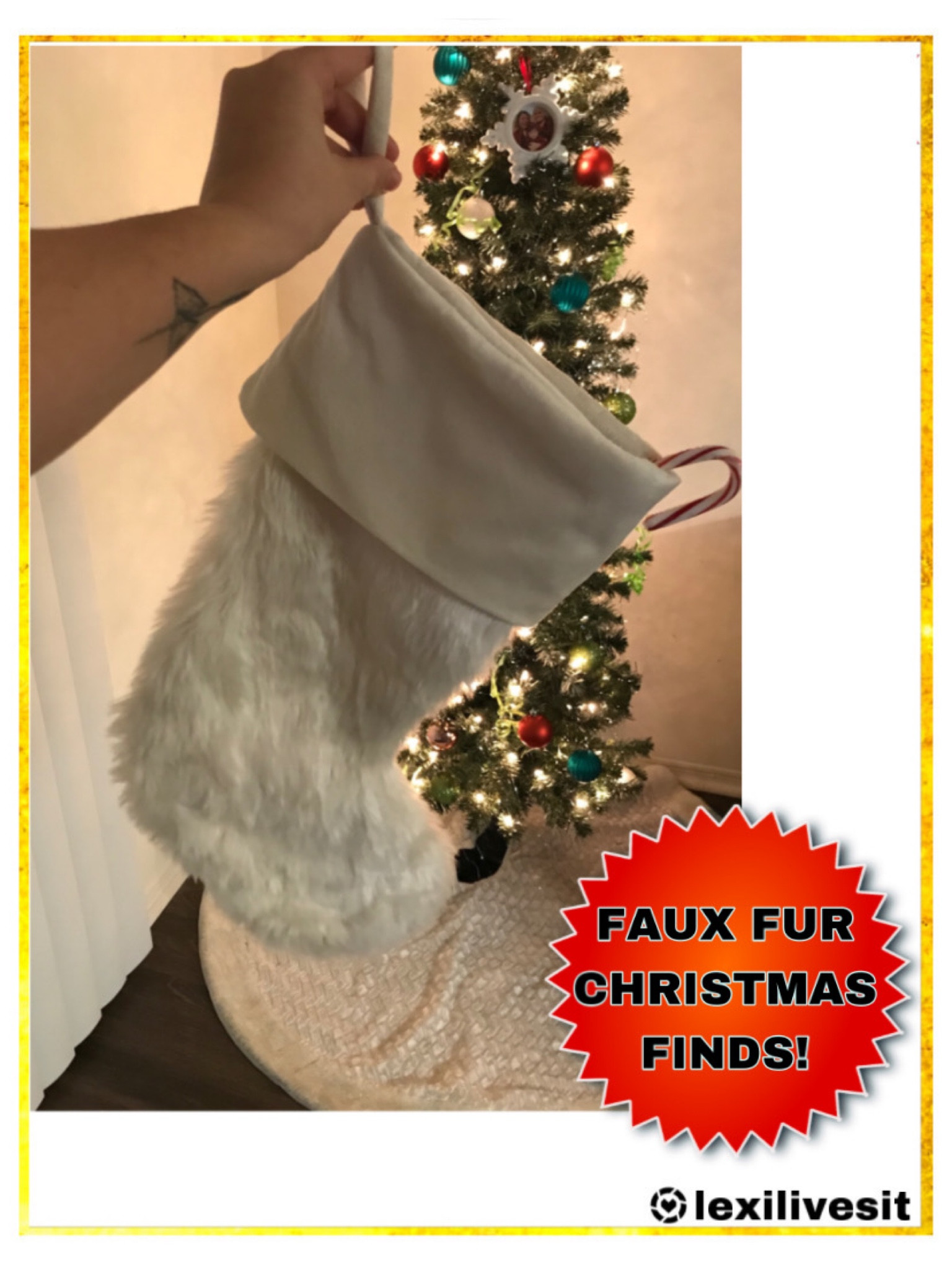 Glam Christmas decor including sparkly tree skirts & stockings! Faux fur tree skirts & Christmas stockings! Pre-lit Christmas trees too! 🎄 

#LTKhome #LTKHoliday #LTKSeasonal