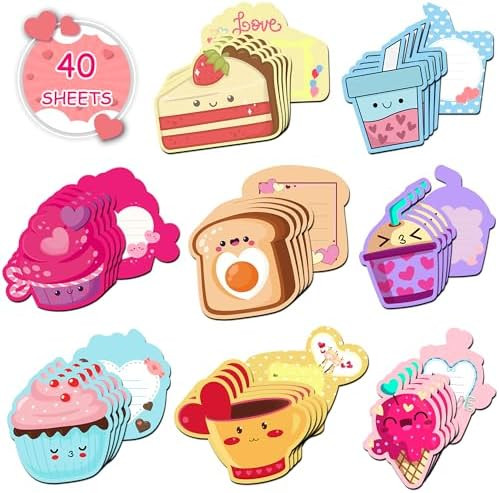 40 Pack Valentines Day Cards for Kids School | Valentines Cards for Kids Classroom, Classroom Exc... | Amazon (US)