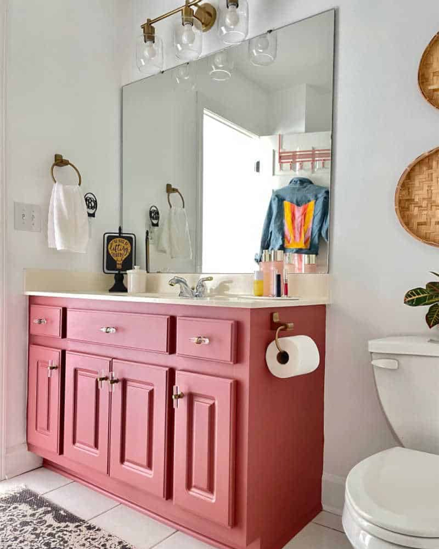 Bathroom makeover, bathroom vanity, cabinet hardware, fusion mineral paint, bathroom decor 

#LTKhome #LTKsalealert #LTKstyletip