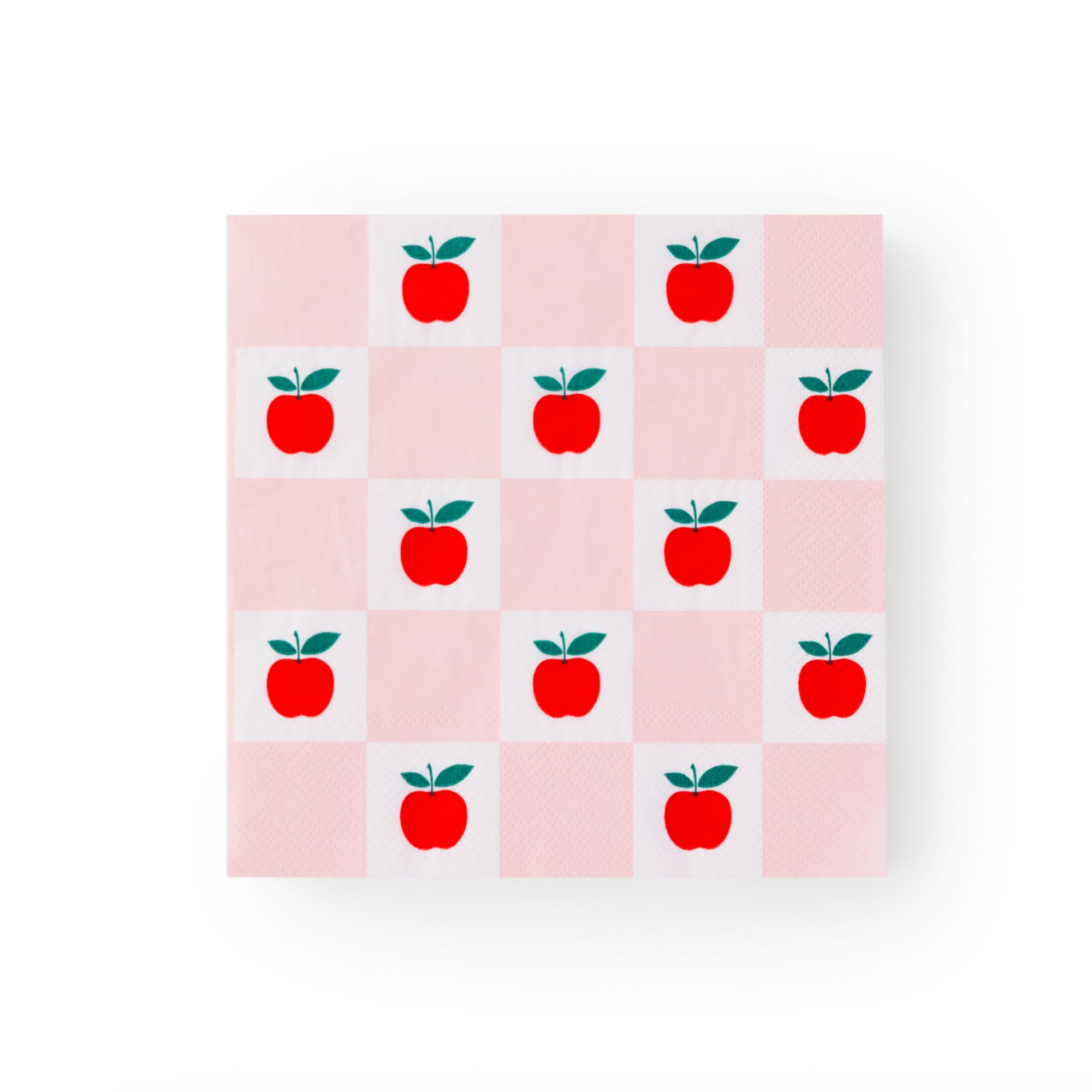 Bonjour Fête Apple Pattern Large Paper Party Napkins | Disposable 3-Ply for Back to School | Cla... | Amazon (US)
