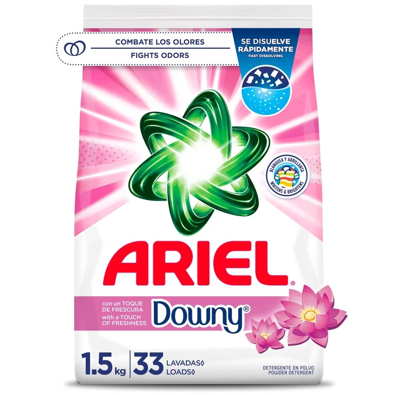 Ariel Laundry Detergent Powder with a Touch of Downy Freshness, 52 oz, 33 Loads | Walmart (US)