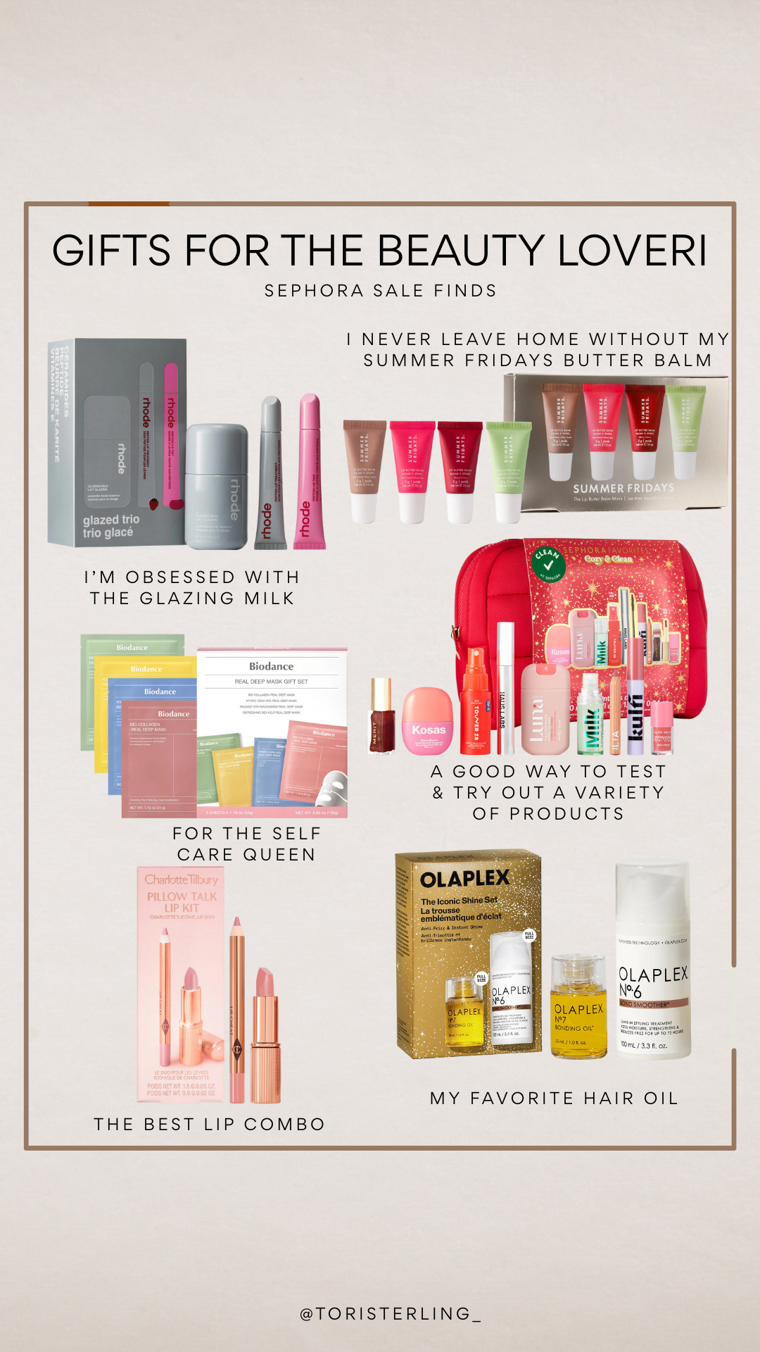 I love a the holiday Sephora gift sets! Such a good way to test out new things and get good deals on your tried and true products! 

 #LTKGiftGuide #LTKSaleAlert #LTKBeauty