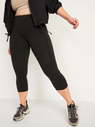 High-Waisted PowerPress Crop Leggings for Women | Old Navy (US)