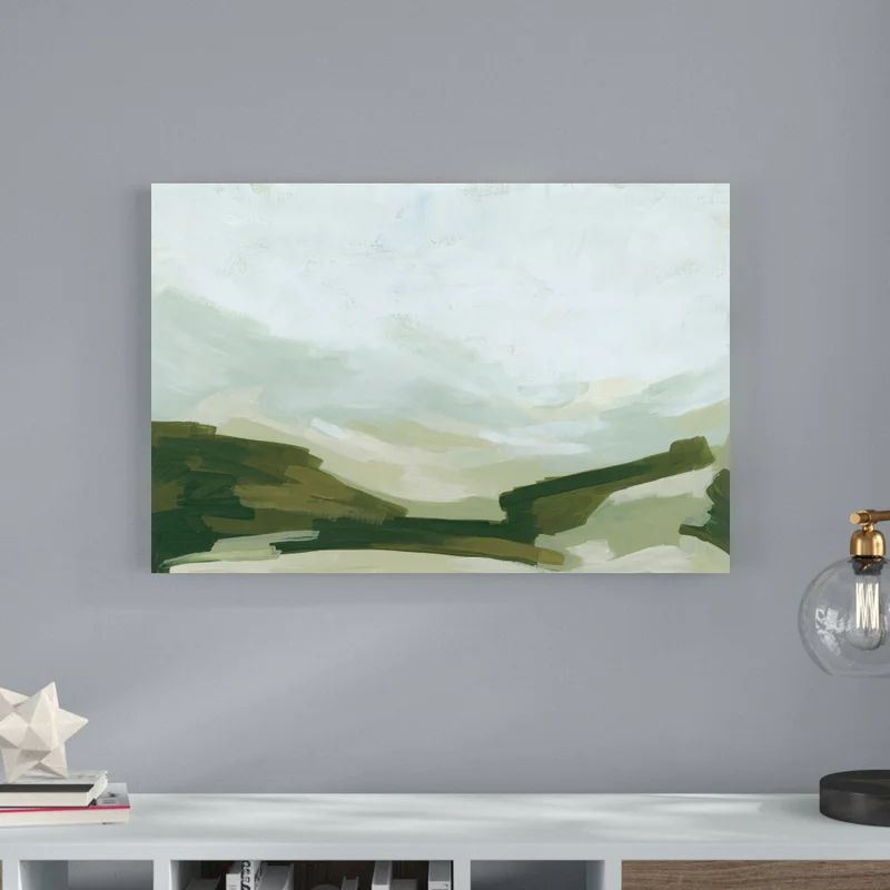 Valley Green II by June Erica Vess - Wrapped Canvas Painting | Wayfair North America