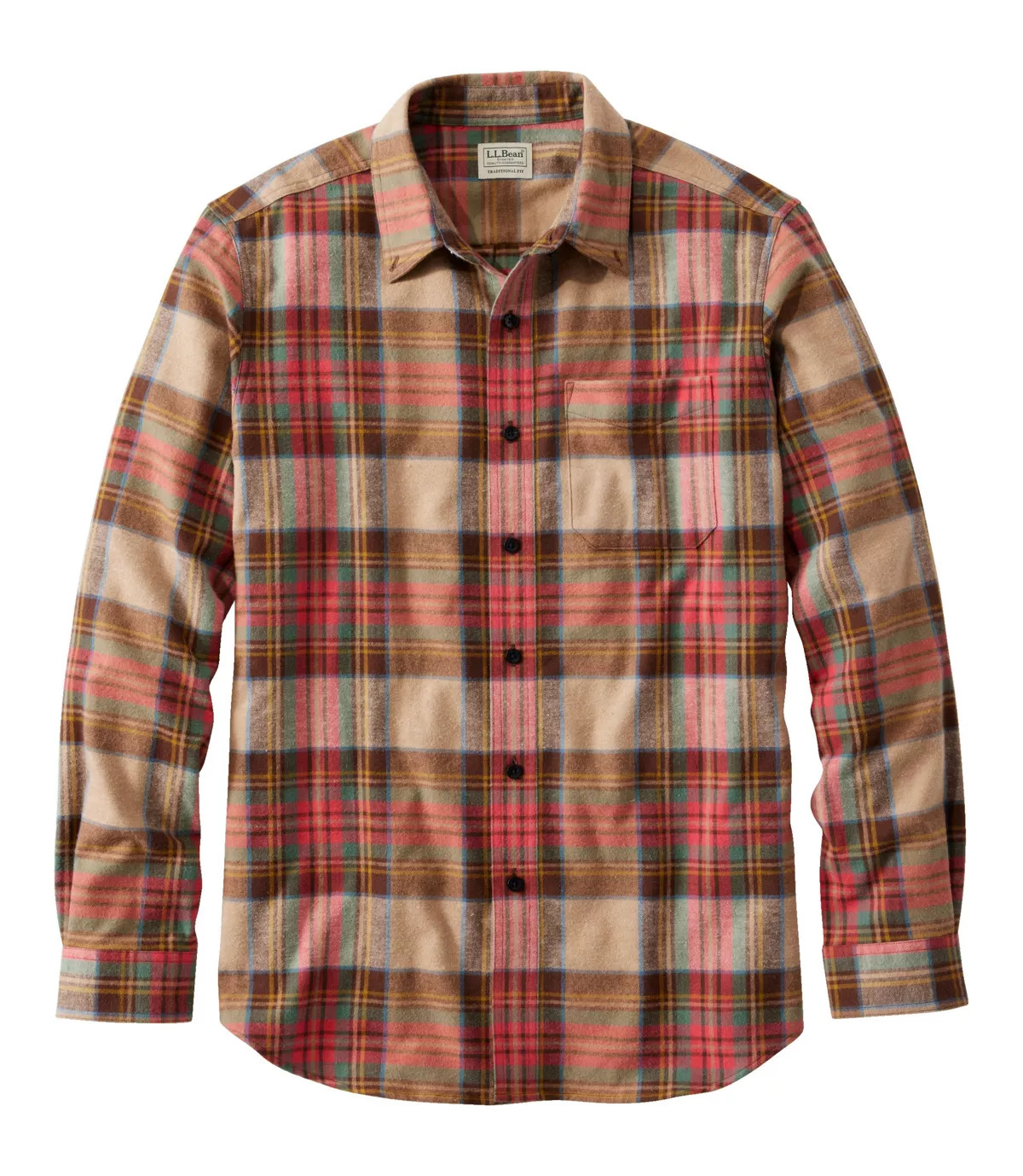 Men's Scotch Plaid Flannel Shirt, Traditional Fit | L.L. Bean