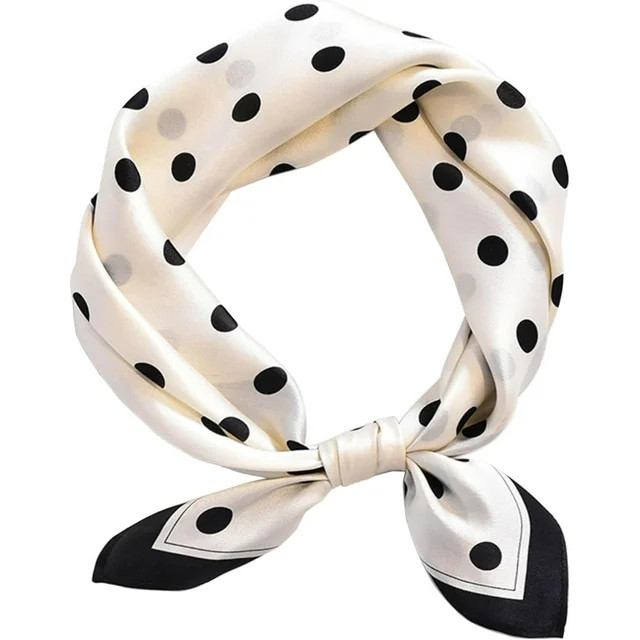 CHUNTIAN 27.5" Mulberry Silk Like Head Scarf Women's Fashion Square Neck Satin Scarfs for Bag Hai... | Walmart (US)