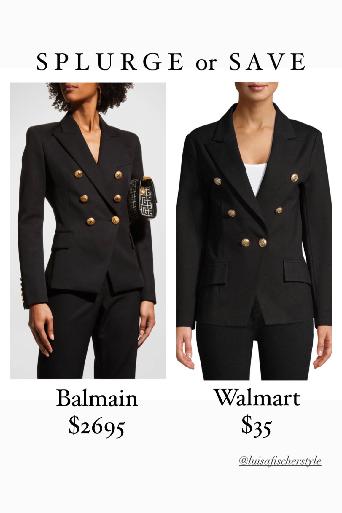 Balmain double-breasted Cotton … curated on LTK