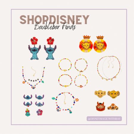 Lilo & Stitch
Lion King
Baublebar
Shop Disney

#LTKFind #LTKstyletip #LTKunder100