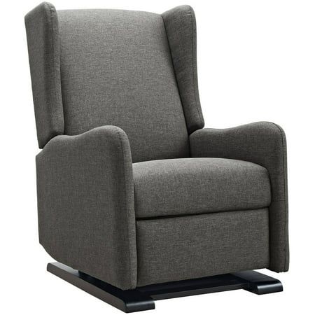 Baby Relax Rylee Wingback Gliding Recliner, Gray | Walmart (US)