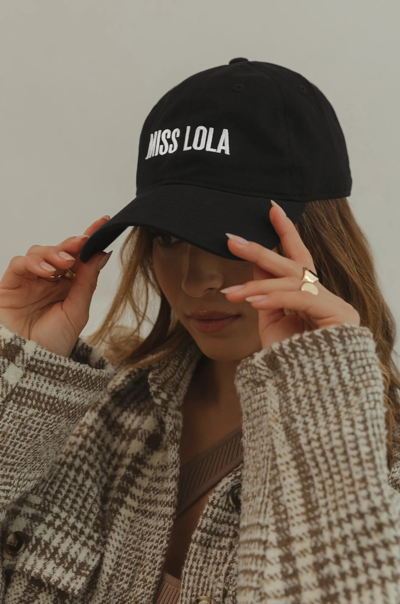 Miss Lola Hat - Black | MISS LOLA