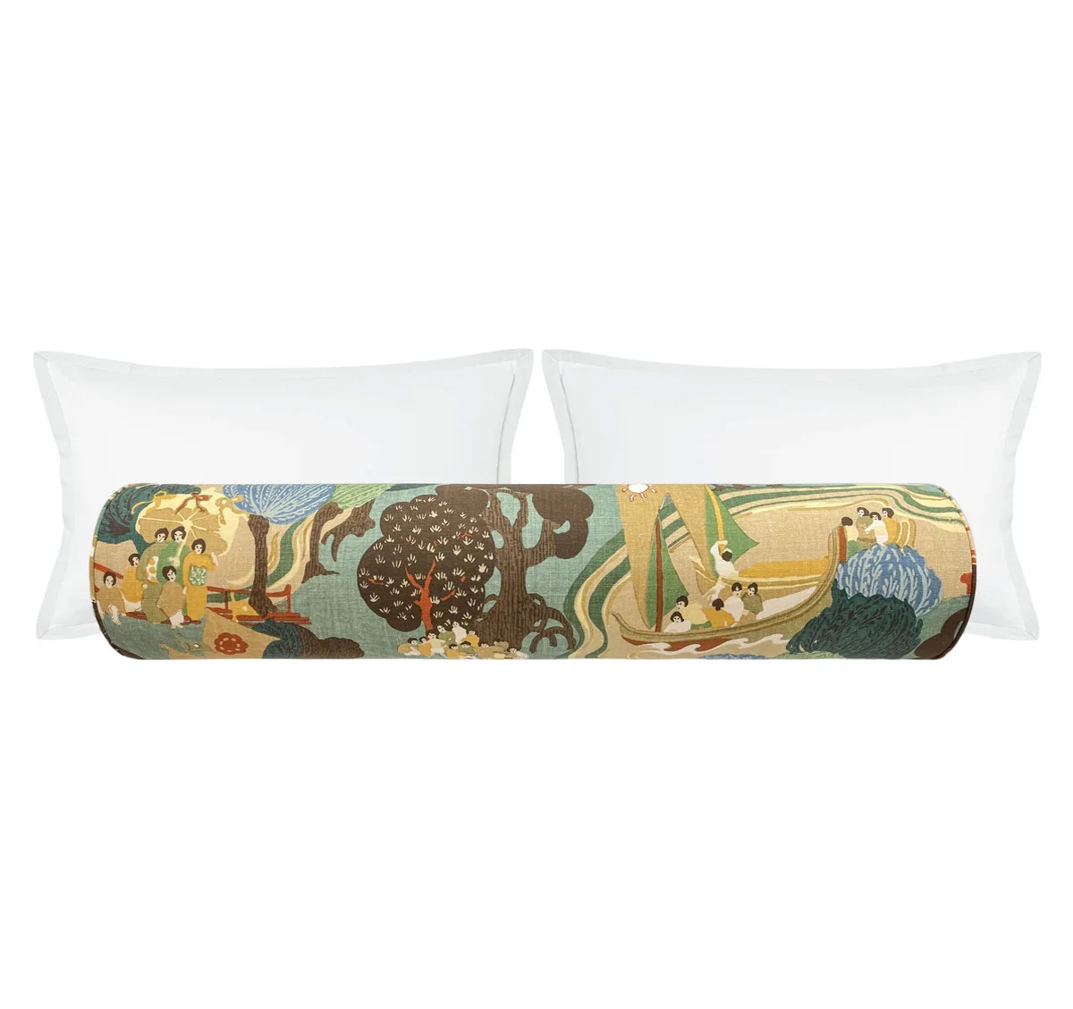 THE BOLSTER :: PEARL RIVER // JADE | SCHUMACHER | LITTLE DESIGN LLC