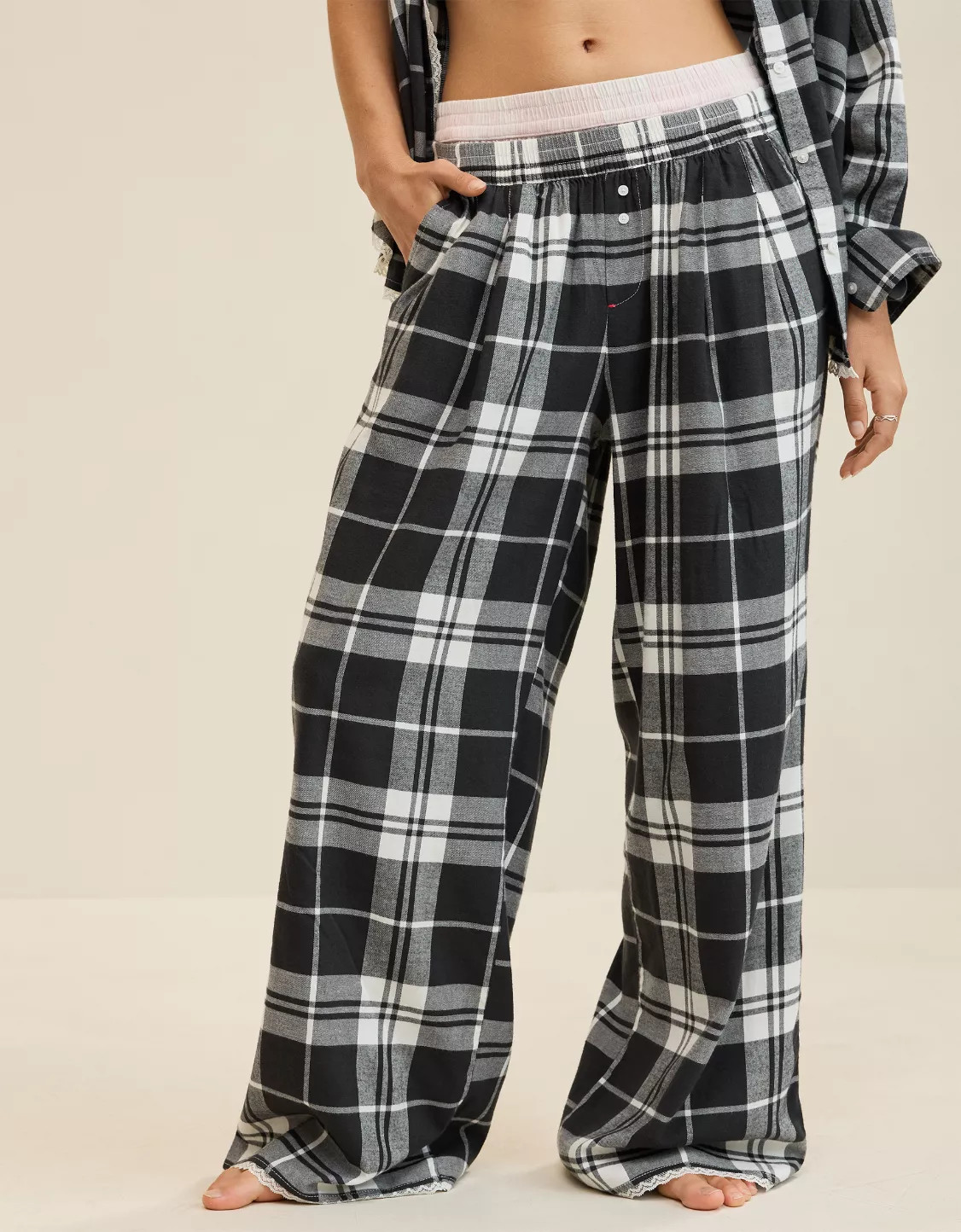 Aerie Flannel Trouser PJ | American Eagle Outfitters (US & CA)