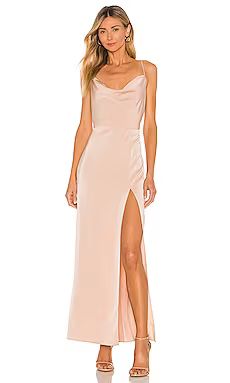 NBD Lila Gown in Champagne from Revolve.com | Revolve Clothing (Global)